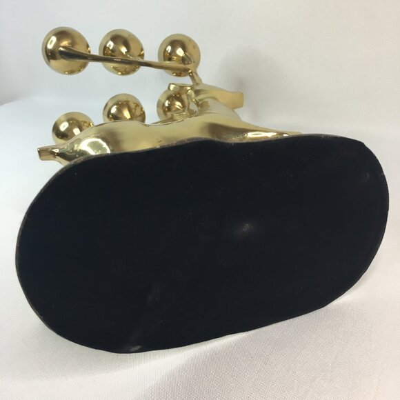 Vintage Brass Deer Candelabra Candle Holder 6 Votive Christmas Reindeer Decor - Picture 8 of 16